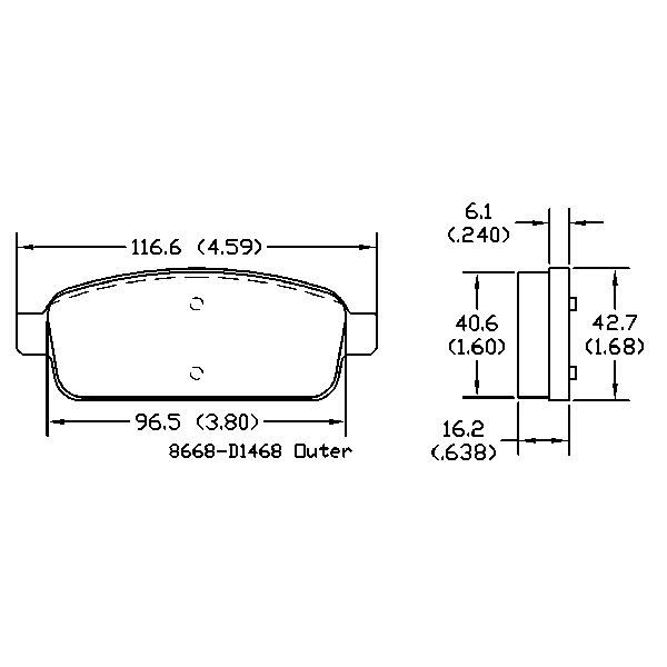 
                  
                    AGG Auto Premium ceramic Brake Pads Set DB1990 Rear set
                  
                