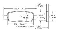 
                  
                    AGG Brake Pads Set DB1509 Rear Set
                  
                