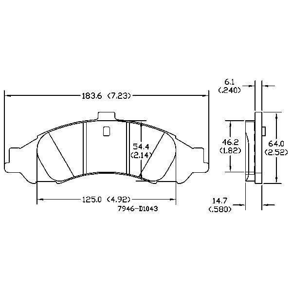 AGG Brake Pads Set DB1331