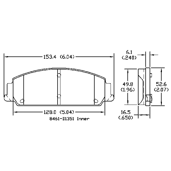 AGG Auto Premium ceramic Brake Pads Set DB1765 Front set