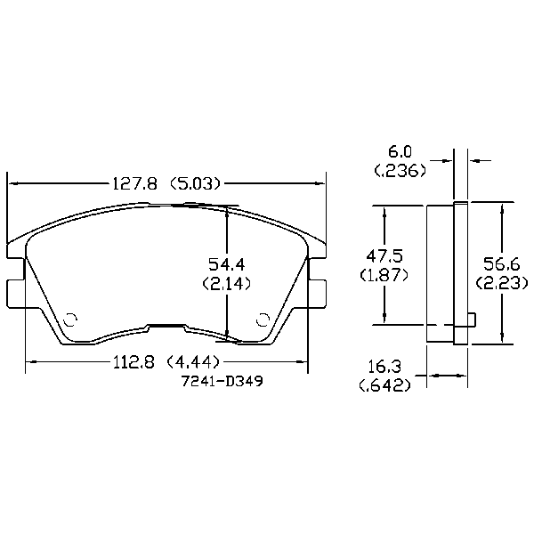 AGG Brake Pads Set DB1113 Front