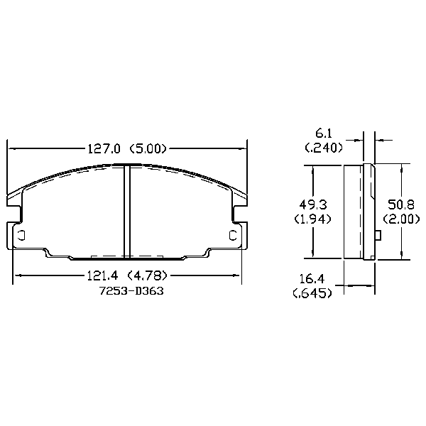 AGG Brake Pads Set DB1116
