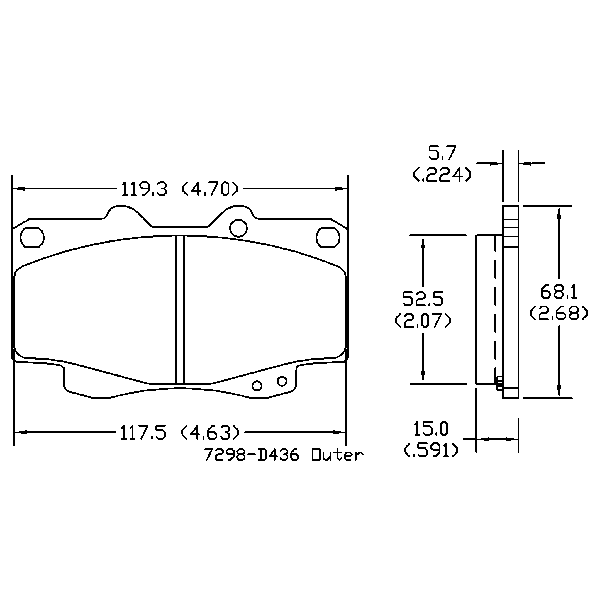 
                  
                    AGG Brake Pads Set DB1149
                  
                
