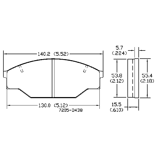 AGG Brake Pads Set DB1350