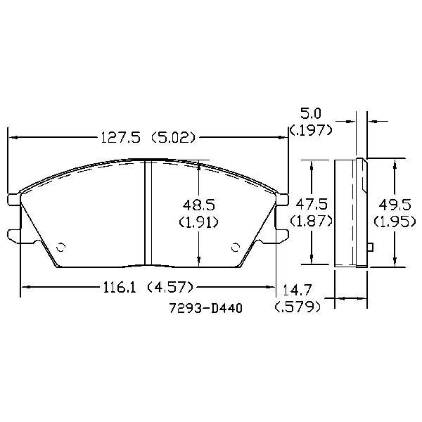 AGG Brake Pads Set DB1252