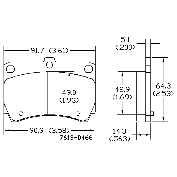 AGG Brake Pads Set DB1158