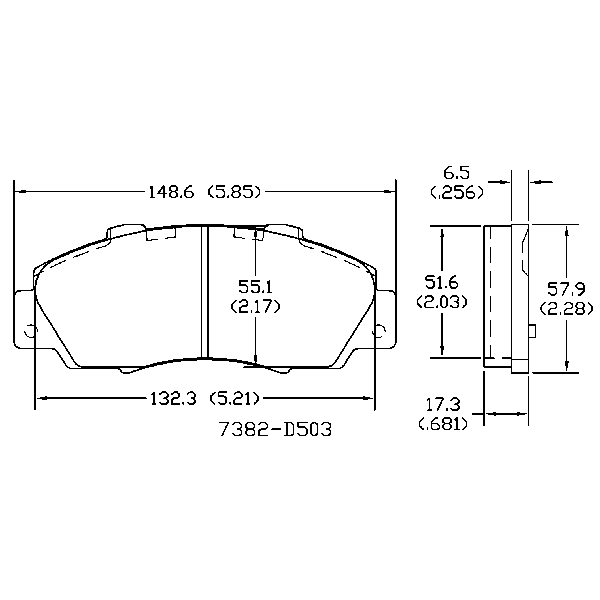 AGG Brake Pads Set ADB1206