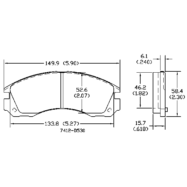 AGG Brake Pads Set DB1223