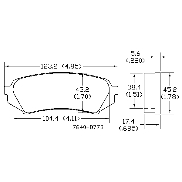 AGG Brake Pads Set DB1383