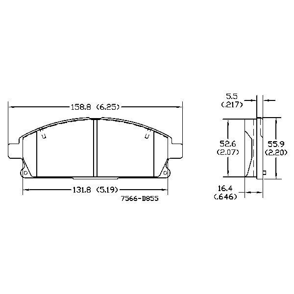 AGG Brake Pads Set DB1333