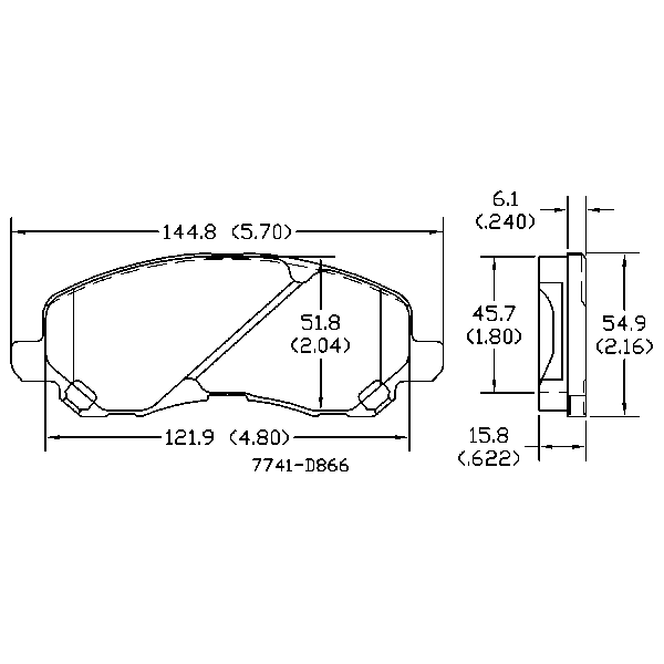 AGG Brake Pads Set DB1441