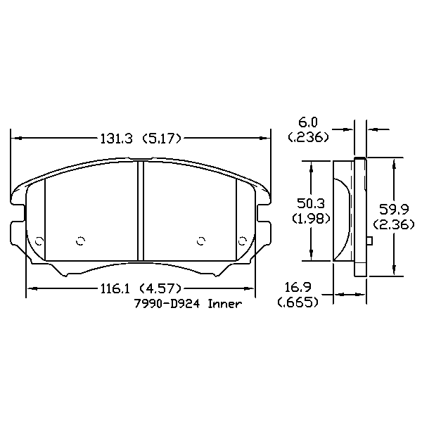 
                  
                    AGG Brake Pads Set DB1504 front set
                  
                