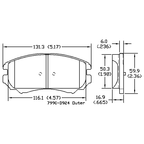 
                  
                    AGG Brake Pads Set DB1504 front set
                  
                
