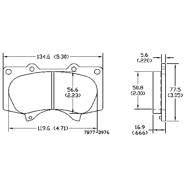 AGG Brake Pads Set DB1482